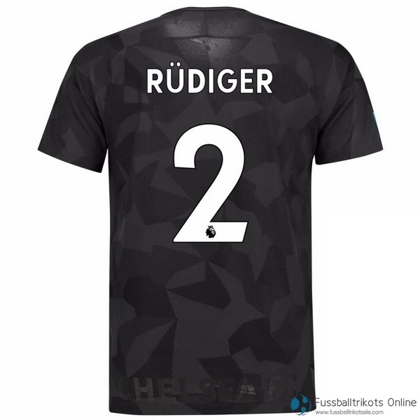 Chelsea Trikot Ausweich Rudiger 2017-18 Fussballtrikots Günstig